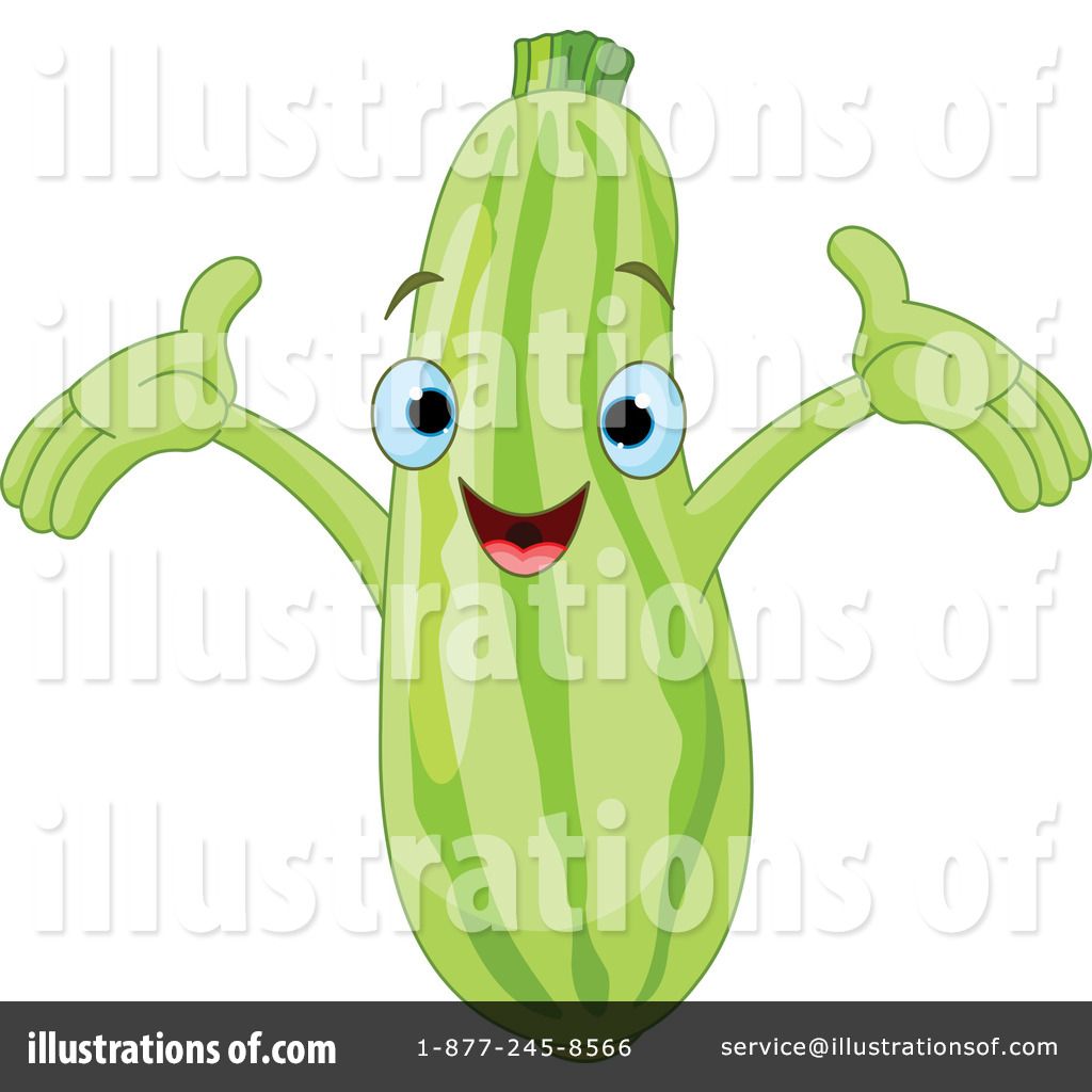 Royalty-Free (RF) Zucchini Clipart Illustration #1052795 by Pushkin