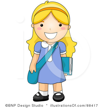 Royalty Free School Girl Clipart Illustration Free Images At Clker