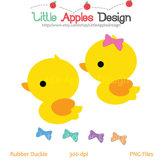 Rubber Duck Clip Art / Duck Clipart / Rubber Duck Digital Images / Commercial u0026amp; Personal
