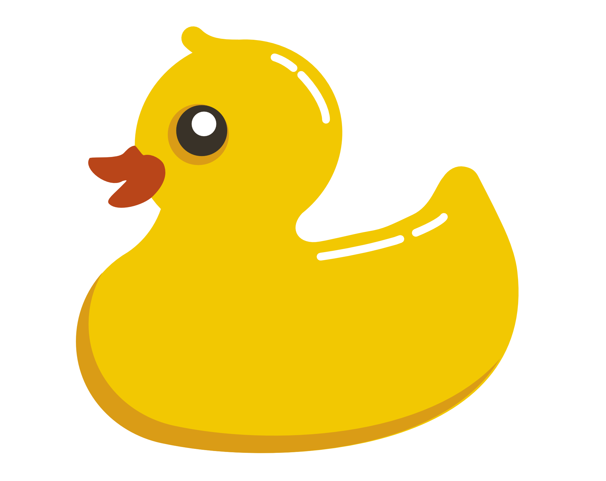 Rubber Duck Family Swimming C