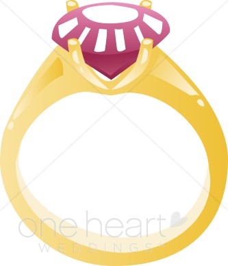 Ruby Ring Clipart - Ring Clipart