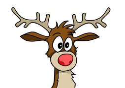 rudolph red nose clipart