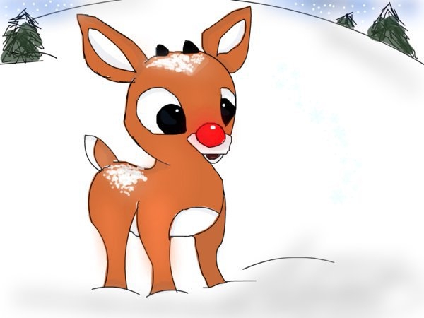 Rudolph the red nosed reindeer clipart - ClipartFest