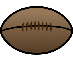 Rugby Ball Clipart-Clipartloo - Rugby Ball Clipart
