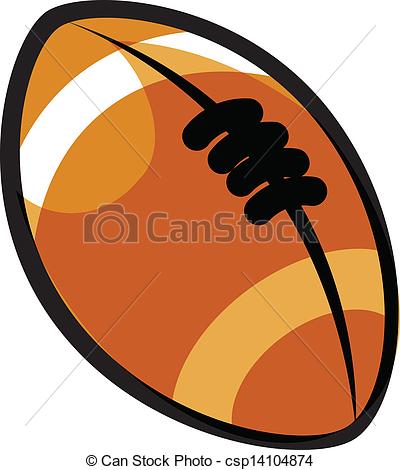 A rugby ball