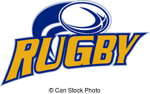 ... rugby ball flying on whit - Rugby Clipart
