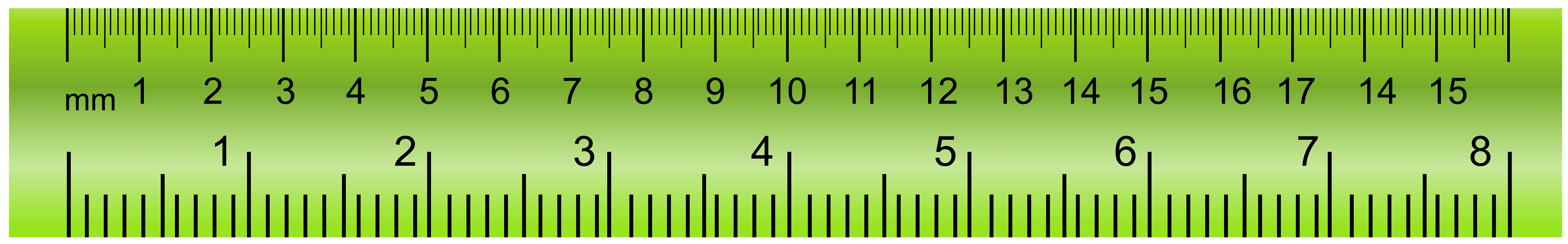 Ruler Clipart yellow