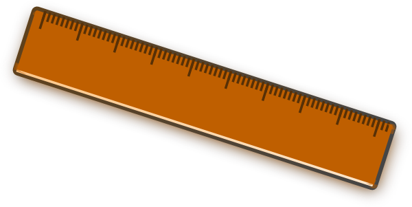 Metric ruler clipart