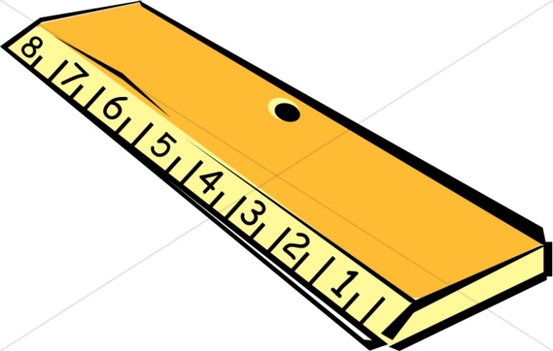 Ruler Clipart outline