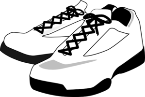running shoes clipart - Running Shoe Clip Art