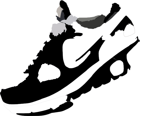 running shoes clipart - Running Shoe Clip Art