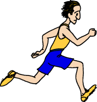 Person running people running