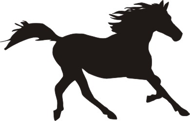 Running Horse Silhouette Clipart Panda Free Clipart Images