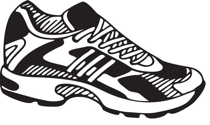 Running, Shoes Clip Art