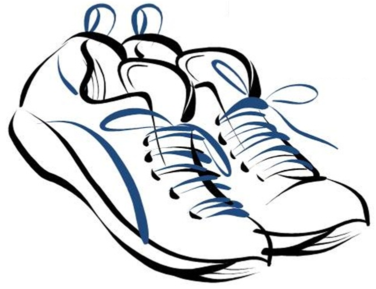 Running Shoes Drawing Clipart - Running Shoe Clip Art