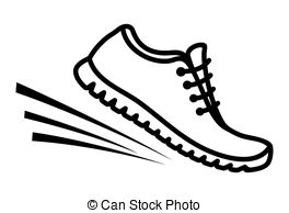 Running shoes icon .