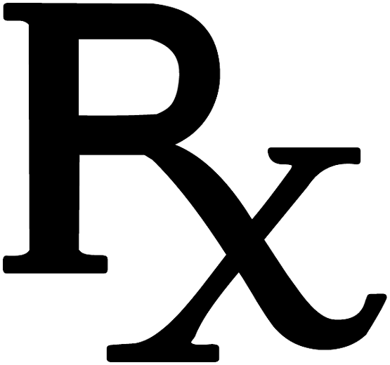 Pharmacy Symbols; RX logo log