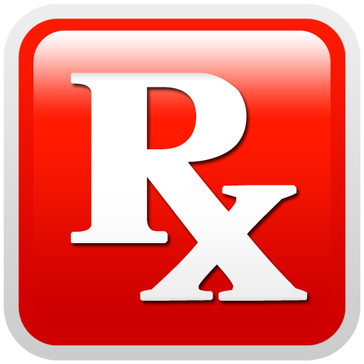 Rx symbol red button - Rx Clip Art