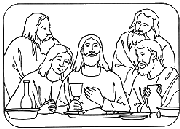 sacrament, last supper - Last Supper Clip Art