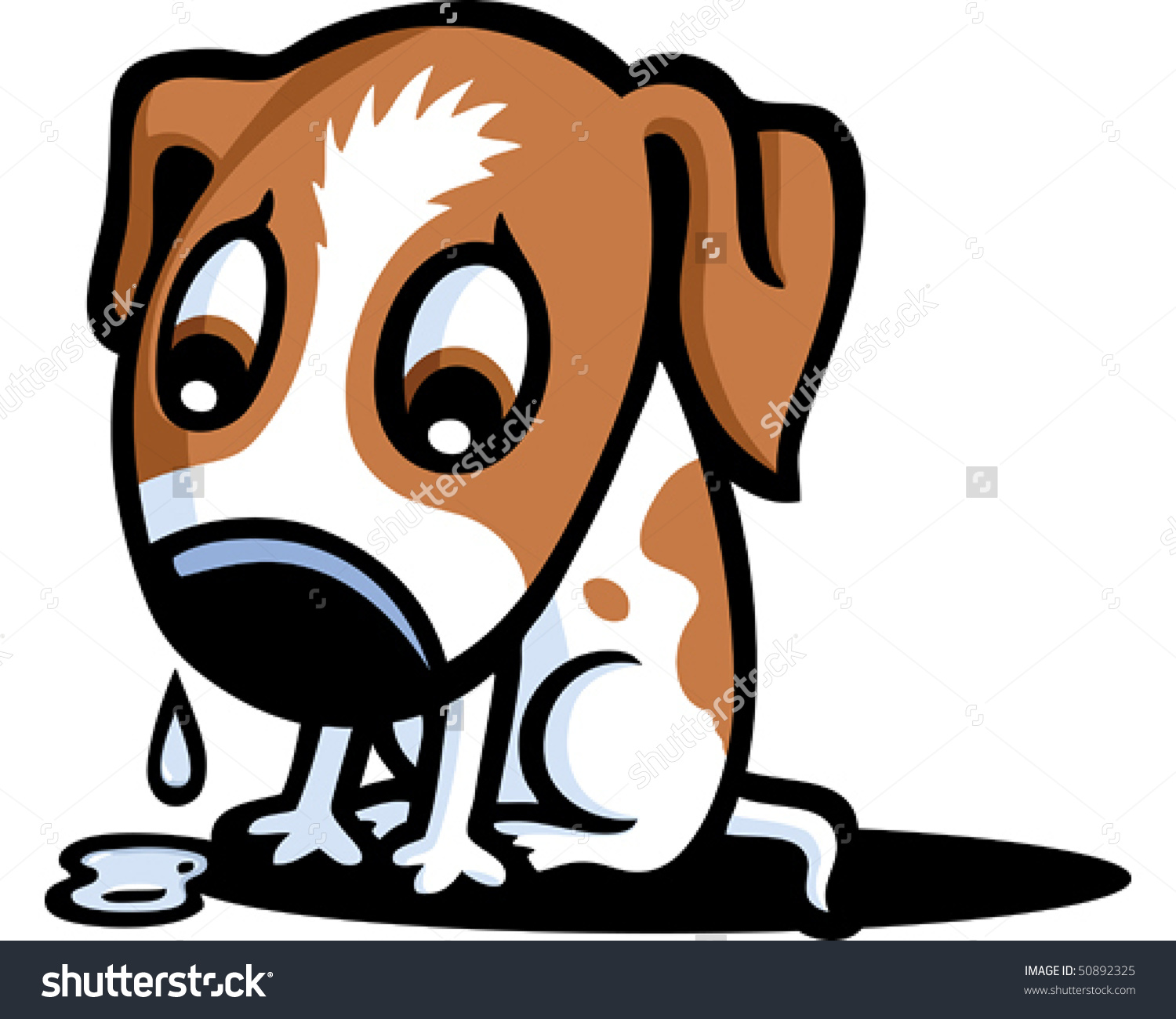 Sad Dog Stock Photos Illustra