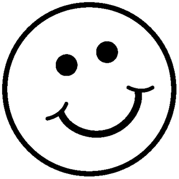 Sad Face Clipart Black And Wh - Happy Face Clipart Black And White