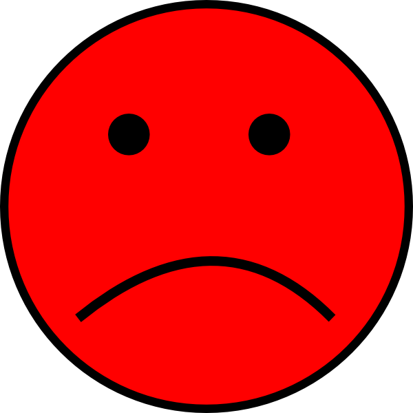 Sad Face Clipart this image as: