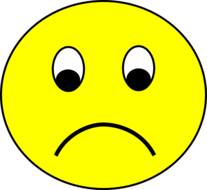 Sad face sad smiley face clip - Sad Face Clipart