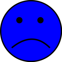 Sad face vector clip art - Sad Face Clipart