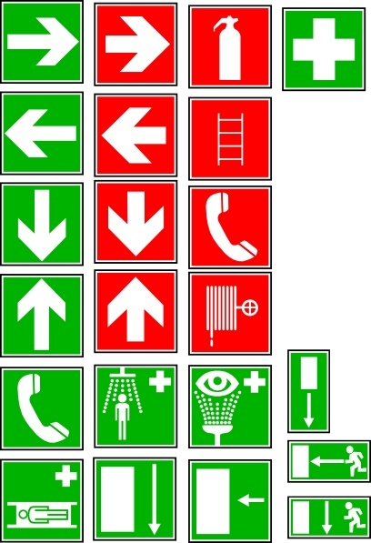 Safety And Security Symbols clip art