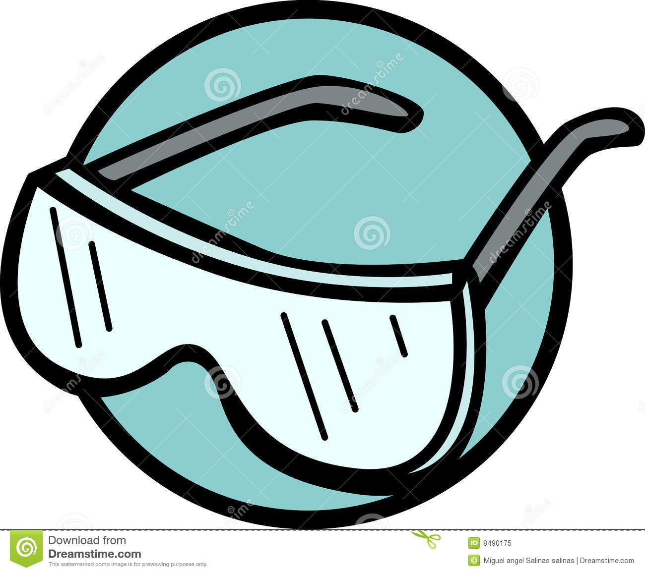Safety goggles vector illustr - Safety Goggles Clipart