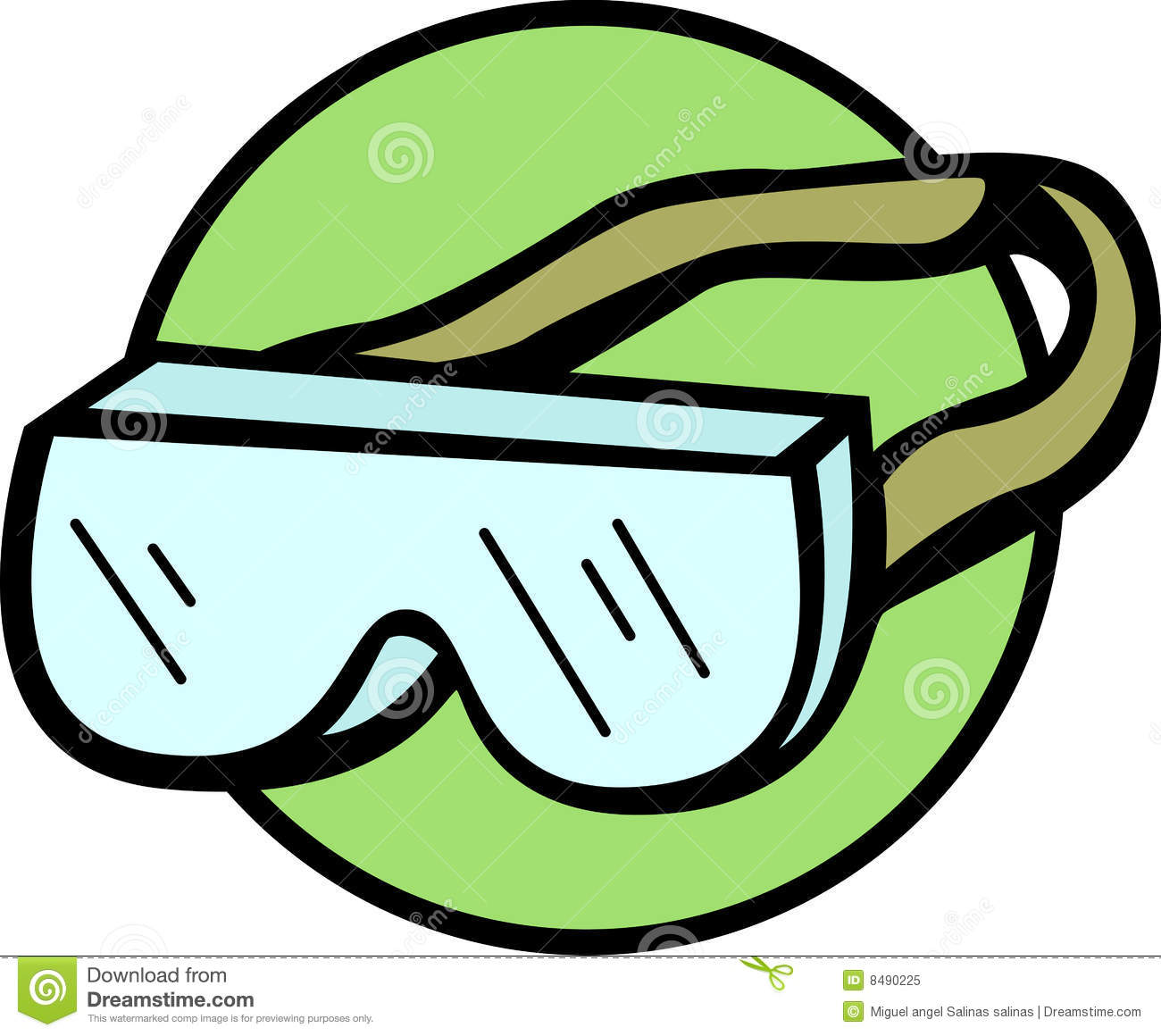Safety Goggles Stock Illustra