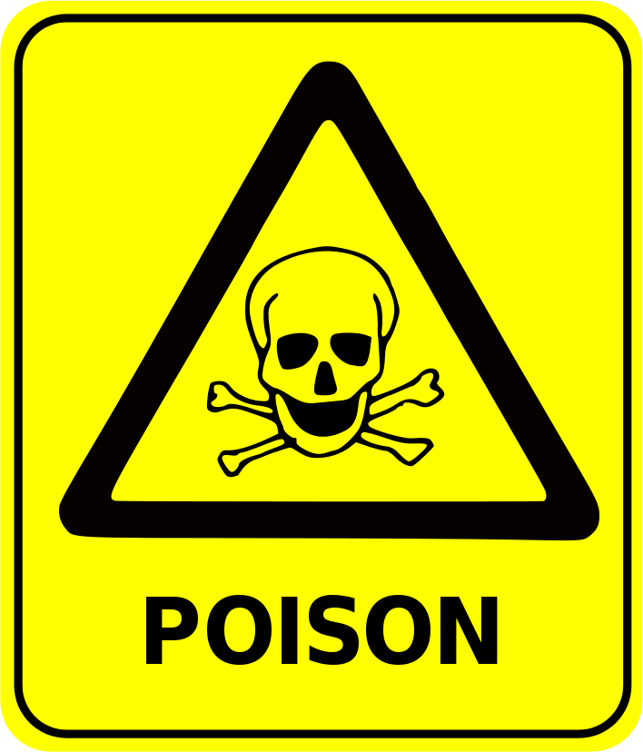 Safety Sign Poison - Poison Clip Art