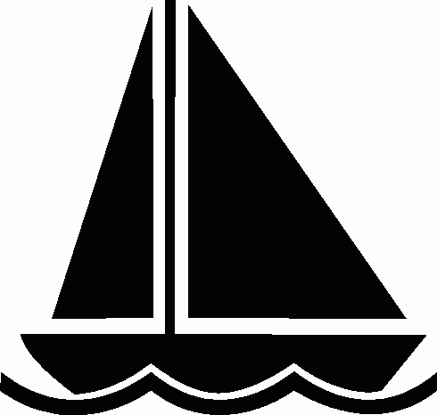 Simple Sailboat Outline The S