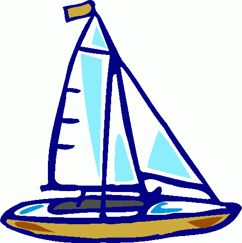 Sailboat Clip Art - Sailing Clipart