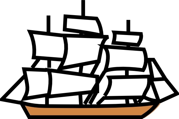 Sailing Ship clip art - Sailing Ship Clip Art