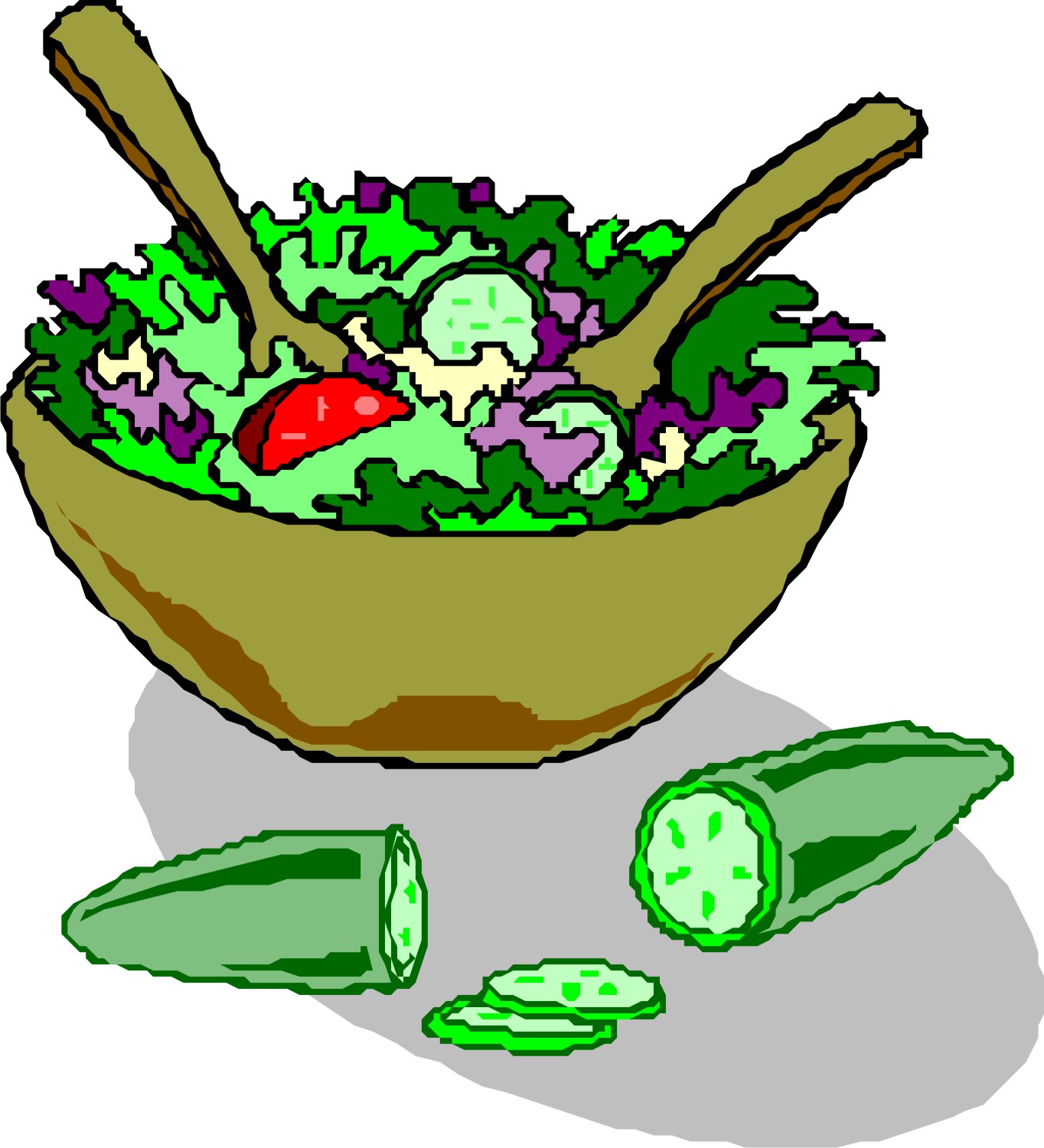 Salad Clip Art - Clip Art Salad