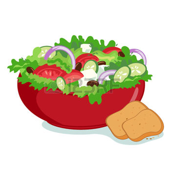 Free Bowl Of Salad Clip Art
