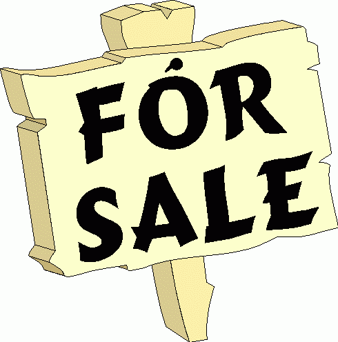 for sale sign post clipart. S