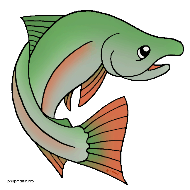 salmon fish clip art