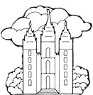 Salt Lake Temple - Lds Temple Clipart
