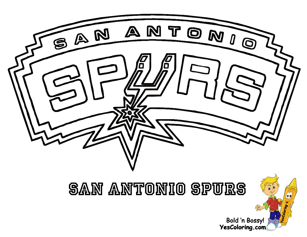 New San Antonio Spurs Jersey Template Of New Coloring Pages Nba  Leversetdujourfo