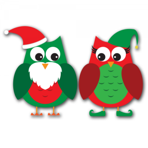 Santau0026#39;s Owls Clip Art - Christmas Owl Clip Art