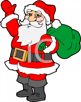 Santa Claus Clip Art - Clipart Santa