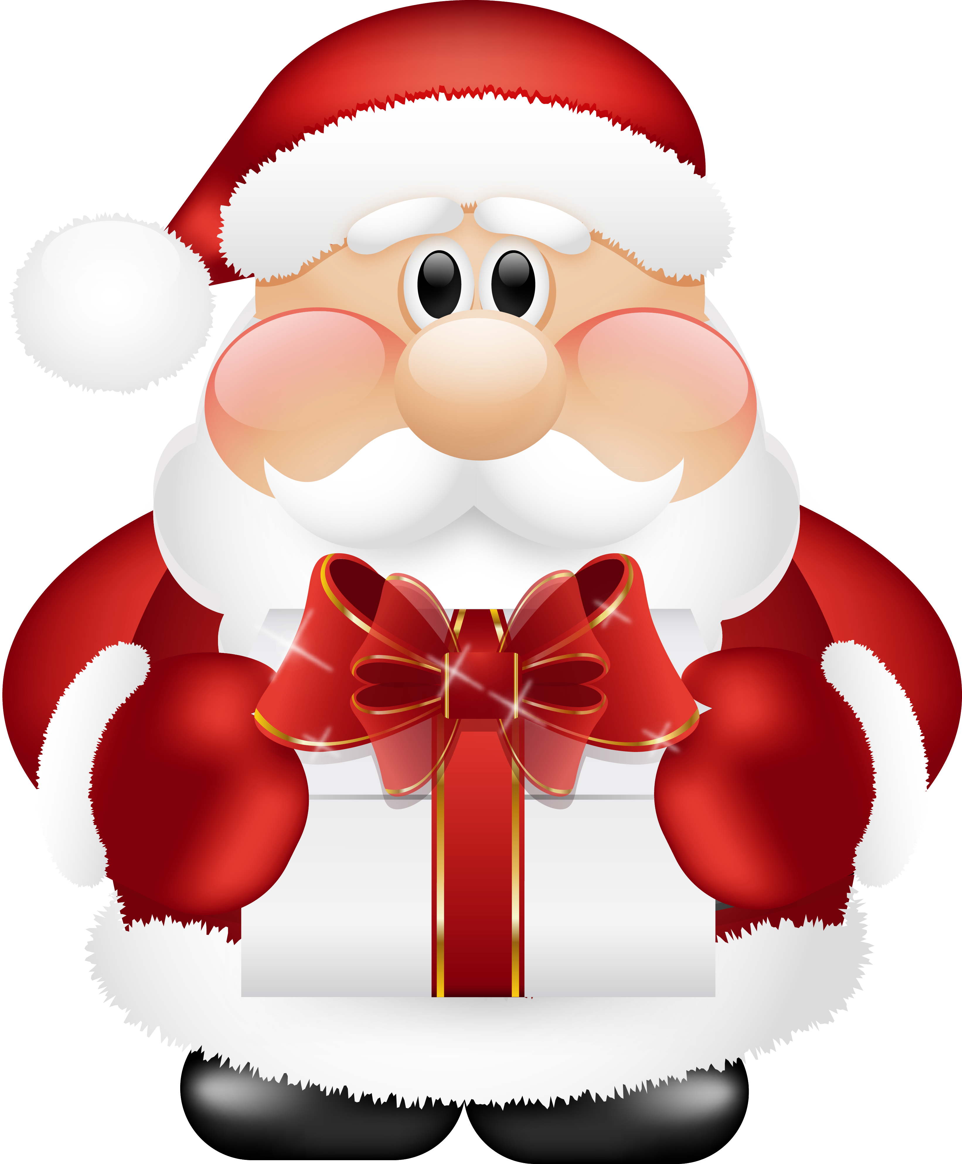 Santa clipart 2 . Gifts on .