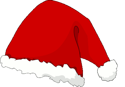 Santa hat clip art 2 image