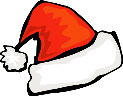 Santa hat clipart 3