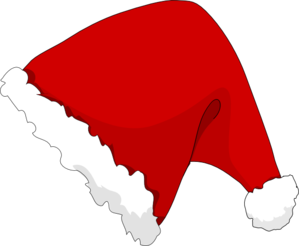 Santa Hat Clipart Outline. 11 - Santa Claus Hat Clipart