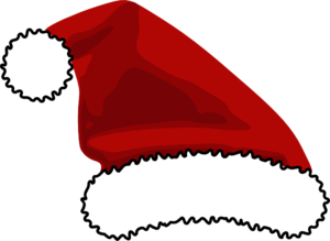 Santa Hat For Logo Clip Art - vector clip art online ... Christmas ...