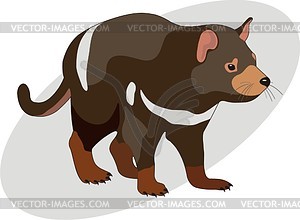 Sarcophilus Harrisii Tasmania - Tasmanian Devil Clipart
