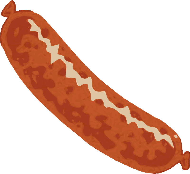 ... Sausage Character Over A 